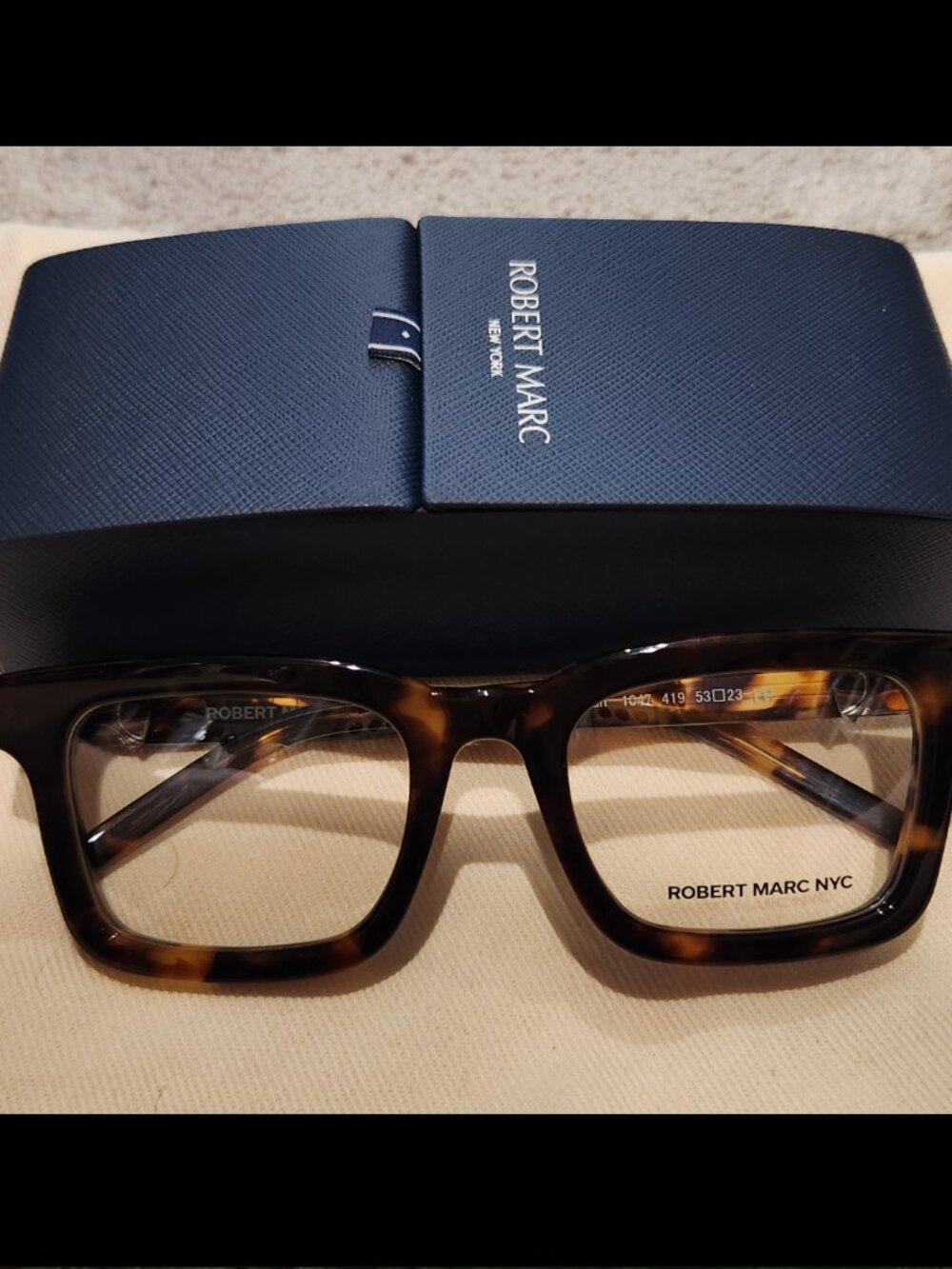 ROBERT MARC RMNYC 1047 thick frame glasses in Tortoise NIB